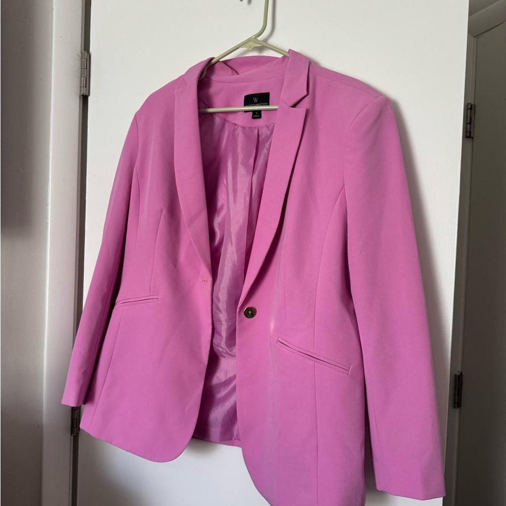 Worthington Vibrant Pink Blazer